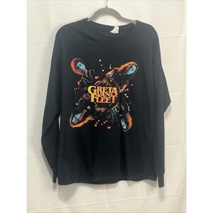 Greta Van Fleet Shirt Concert Tour Merch Graphic design Long Sleeve T-Shirt
